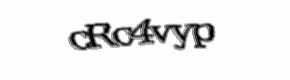 Security check image, please type the characters shown